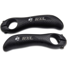 RXL SL Mountain Bike 22.2 mm Carbon Fibre + Aluminium Alloy Pack of 2 Bicycle Handlebar Ends
