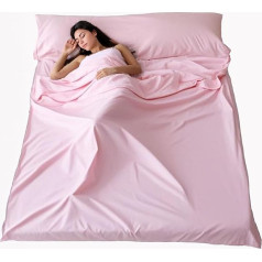 Sleeping Bag Adult Lightweight Portable Travel Bed Sheet for Hotel Double Sleeping Bag Liners for Camping Backpacking Hotels