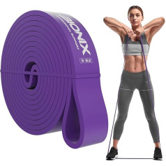 Bionix Resistance Bands Pull-Up Bands Set Various Levels Thickness, Heavy Stretch Bands for Exercise, Workout, Calisthenics, Powerlifting, Crossfit, Muscle Building, Yoga - Men and Women
