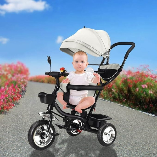 LANTUS Children's Balance Bike for Children from 1 Year Old Baby Slide Bike with TPU Wheels No Screws Gifts for Boys / Girls Toddler Toys