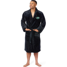 Northwest Unisex-Erwachsene L/XL Silk Touch Bathrobe Bademantel, Schwarz, 26