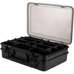 LyzqxHL Angel-Organizer, Angelkasten-Organizer, Angelgerät-Box-Organizer, Köder-Aufbewahrungsbox, tragbare Angelausrüstungsbox, Angel-Werkzeugkasten, geeignet for Meeresangeln und Bootsangeln