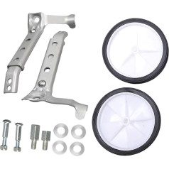 APLVFFZH 16 to 24 inch Kids Mountain Bike Training Bike Replacement Bar and Extended Jockey Wheels White Bar