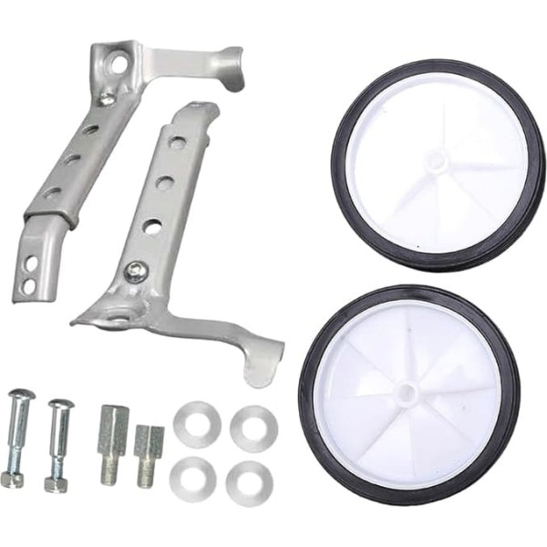 APLVFFZH 16 to 24 inch Kids Mountain Bike Training Bike Replacement Bar and Extended Jockey Wheels White Bar