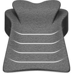 Schlafkissen - Reisekissen Zum Schlafen - Atmungsaktives Entlastungskissen Mit Rutschfester Basis Für Rücken- & Lendenunterstützung Bei Männern, Studenten, Camping, Büro Und Arbeitsplatz