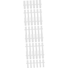 iplusmile Zeltbeinabdeckungen Tent Zubehör Zeltstangen-Adapter Pole Outdoor-stangenadapter Stecker Zeltversorgung Zeltstangen-verbindungsadapter Zeltvorräte Plastik Weiß