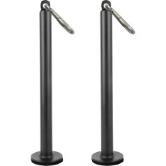 2 Pack Weight Loading Pins with Carabiner, Fits 1