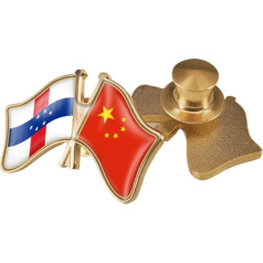Brosche Mit Kreuzflagge Von China Antillen Personalisierter Anstecker In Kristall-Flaggenform Mit Aufdruck Flaggenabzeichen Anstecknadeln Patriotische Schal Tasche Hut Zubehör Für Damen Herren
