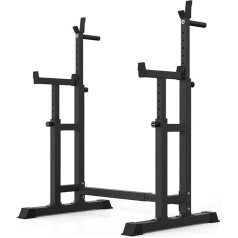 OWOHYG Squat Rack Power Rack Stand Weight Lifting Squat Rack for Barbell Training Dumbbell Rack for Effective Muscle Training Multifunctional Home Gym Fitness Stand Piece of Eq