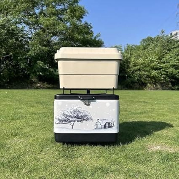 Faltbares Camping-Rack – Halterung für Isolationsbox, Eimer-Basis | Utensilienorganisator für Zubehör für Camping, tragbar, tragbar
