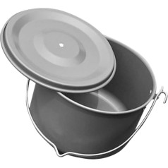 ifundom Camping Aluminiumtopf Camping Pfannen Zum Kochen Essgeschirr Camping Kaffeekanne Camping Hängetopf Kochgeschirr Campingofen Picknicktopf Camp Ofen