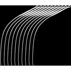 AOVNA Pack of 10 Fly Fishing Line 30 lbs Braided Fly Loop Cord Braided Loop Connectors Fishing Tackle Accessories