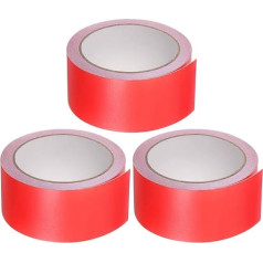 TANIDA Multipurpose Tarp Repair Tape, 3 Pack 2 inch x 16 ft, Universal Waterproof Awning Cloth Repair Tape for Crafts, DIY, Outdoor Tent, Red