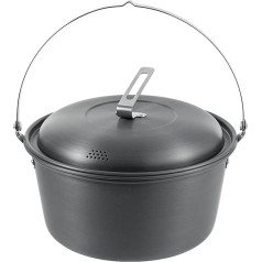 Multifunktionales Camping-Kochgeschirr, leicht, Camping, Picknicks, Suppentöpfe, Camping, Hängetöpfe, Aluminiumlegierung, Kochgeschirr, Outdoor, Suppe, Grill