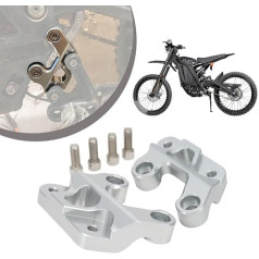 Foot Pegs Holder for Sur Ron, Foot Rest Holder Motorcycle CNC Lower Height for Sur Ron Light Bee X/S/L1E, Seg.way X260/X160, Silver