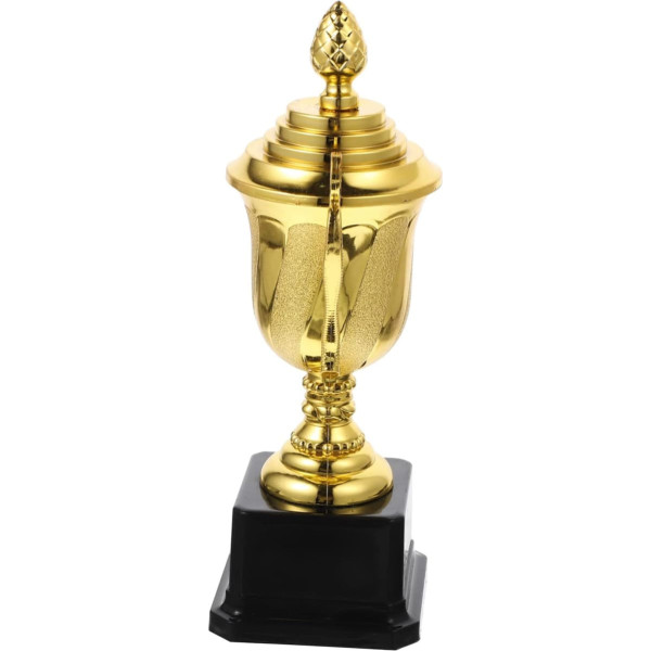 HLUONGTN Kinderwettbewerbstrophäe Auszeichnungs-Trophäe Kleine Trophäee Trophäe Multifunktionstrophäe Plastiktrophäen/As Shown-2/21.1X11Cm