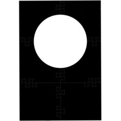 SUBLXPoten Dartboard-Wandschutz Dartboard-Umrandungswandschutz, Board-Ring for Dartboards in Standardgröße