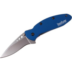 Scallion Folder, Navy Blue Handle