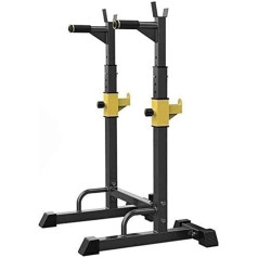 OWOHYG Krafttraining Fitness-Trainingsgeräte Multifunktionskapazität Dip-Ständer Home Gym Fitness Verstellbares Squat Rack