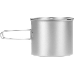 Outdoor-Camping-Kochgeschirr-Set, 900 ml, 1100 ml, 1600 ml, Ti-Legierung, Camping-Kochgeschirr, Outdoor-Wandern, Kochgeschirr, tragbare Töpfe (1100 ml B)