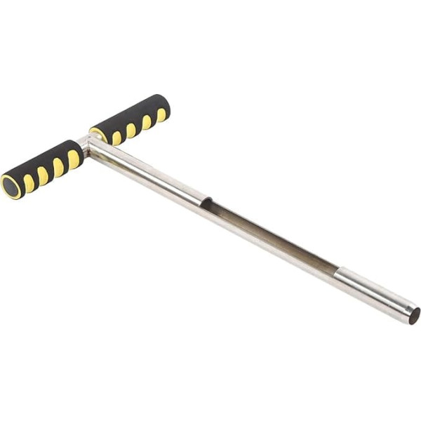 Dioche Stainless Steel Soil Sample Probe Stainless Steel Garden Golf Field Equipment Maintenance 25.5 x 51 cm