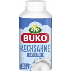 Buko Cooking Cream Creamy Fine Cream for Cooking 15% Fat 250 g [Freshness Guarantee] with Pufai Grocery Surprise Gift