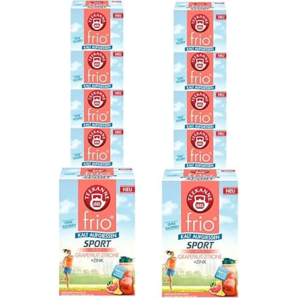 Frio Sport Fit Grapefruit Lemon 10 Packs of 18 Bags, 450 g