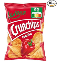 Lorenz Crunchips Peppers 16 x 50 g Gluten Free