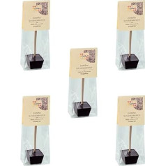 Esther Dark Chocolate Stick | Hot Dark Chocolate Pack of 5 | Small Gift Idea in the Cold Season or for All Occasions such as Birthday, Mother's Day or Christmas
