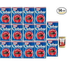 Cameo Ciobar Dark, Hot Chocolate, Density and Creamy Drink Mix with Dark Chocolate Flavour for 5 Cups, Suitable for Vegan Preparation, 14 x 115 g + Italian Gourmet Polpa 400 g