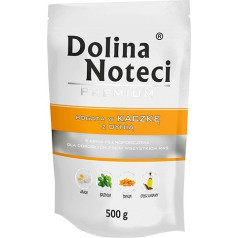 premium pīļu barība ar ķirbjiem - mitrā barība suņiem - 500g