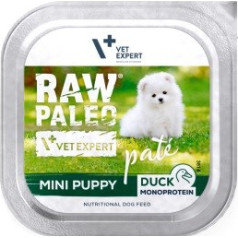 Vetexpert neapstrādāta paleo pīļu pastēte mini kucēns 150g