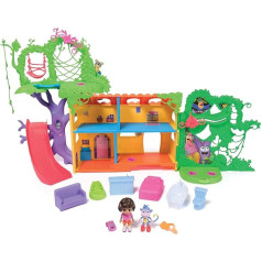 Dora Rainforest Casita Playset with 2 Figures, 8 Accessories, 2 Songs and Sound Effects from the Popular TV Series, for Imaginative Storytelling, for Children from 3 Years