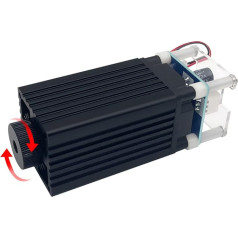 LASER TREE 4 W Laser Module, 4 W Output Power Engraving Module, Adjustable Focal Point, Blue Laser Head for Laser Machine, DIY Laser Engraving Wood Tools, Paper, Leather