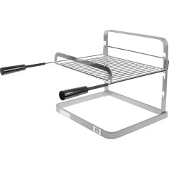 RUECAB - Grill Brackets Accessories for Grill and Smoker - Easy Grill / Fireplace Easy Bracket for Grill or Fireplace - Steel - 40 x 60 x 39 cm 003941