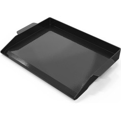Onlyfire Plancha Cast Iron Grill Plate, Grill Pan Gas Grill with Handle, Non-Stick Coating Grill Plates for All Plancha Gas Grills and Gas Hobs, Grill Accessories