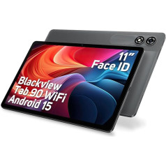 Blackview Tab90 WiFi Android 15 Tablet 11 Inches, 12 (4+8Expansion) GB RAM 128GB Storage Space (2TB TF), Large Display Widevide L1, Octa-core T606, 8200mAh Battery, 5G WiFi, Dual Camera 13MP + 8MP,