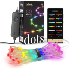 Gudrs apgaismojums dots 60 rgb usb 3m