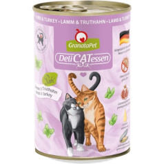Fox4Pets Granatapet delicatessen jēra un tītara barība kaķiem 400g