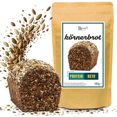 Marcel's LowerCarb Bread Mix (1200g) - Juicy Grain Bread | Keto Bread with 80% Less Carbohydrates | Vegan, High Protein & Sourdough | Oven Ready in 1 Minute