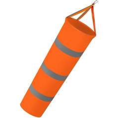 2 x Windsock Windsock Weatherproof Outdoor Orange Airport Garden Patio Lawn 150cm