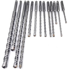 SDS-Plus Rotary Hammer Bohrer und Meißel Set Hohe Professional ität Beton Mauerwerk für Bauarbeiter