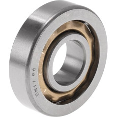 Partuto EN17 Rillenkugellager 17x44x11mm P6 Offener Typ Geschmierte Lager 1 Stk Auto Roller Skateboard Rad Universell Silberton Goldton