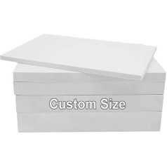 Upholstery Foam, Custom Size, High Density Foam Replacement for Dining Chair, Garden Bench, Cushion, Sofa, Bed, Booster Seat, Car Seats, Comfort and Support (120 x 120 x 8 cm)