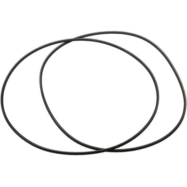 Fauhapyway 5M710 Professional Lathe Drive Belt V-Belt Gear Belt Industrial PU Power Belt for Machine Tools Equipment Black