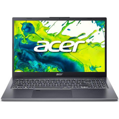 acer Aspire 15 (A15-51M-95T2) Laptop, 15.6 Inch FHD IPS Display, Intel Core i9-13900H, 32GB RAM, 1TB SSD, Intel Iris Xe Graphics, Windows 11, QWERTZ Keyboard, Grey