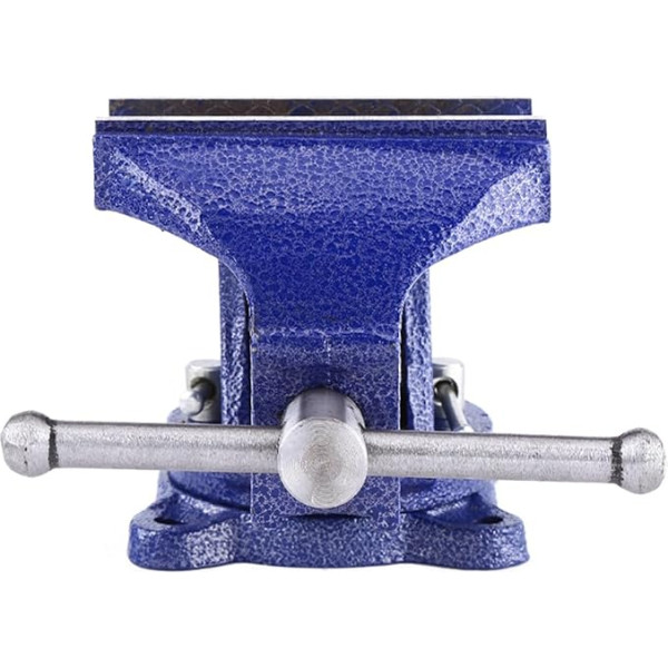 Bench Vice, Rotatable, Workbench Vice, Table Vice, Parallel Vice, Work Bench Vice with Anvil, 360° Rotatable, Cast Iron for Workbench (5 Inches)