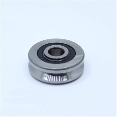 PJVPEJOD Rollenlager V124219 V-Nut Versiegeltes Kugellager 12x42x19mm V10/4 V11/4 V12/4 V13/4 V14/4 V15/4 Führungsschienen-Rollenlager(124219V12 4 2PCS)