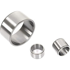 ZONSHJDKR Gleitlager 2 Stück Stahl-Lagerwellenhülsenbuchsen, Innendurchmesser 10 mm, Außendurchmesser 19 mm, Länge 14 mm, Lagervorrichtungsbuchsen, Achshülsenring, 10 x 19 x 14 mm(10x13x15mm)