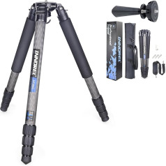 INNOREL NT364C Carbon Fibre Tripod Professional Heavy Duty Camera Tripod 2021 Updated Tripod Max Tube 36 mm Max Load 25 kg Working Height 14-160 cm with Tripod Bag / 75 mm Bowl Adapter (Tripod +